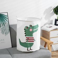 Load image into Gallery viewer, Dinosaur Fox Deer Storage Bucket – Fun and Functional Organizer for Kids' Rooms