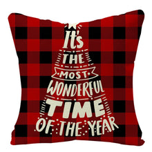 Load image into Gallery viewer, Christmas Printed Throw Pillow Car Sofa Cushion Cover Linen