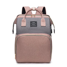 Load image into Gallery viewer, New Mummy Baby Crib Backpack Large Capacity Out Milk Insulated Bag Women
