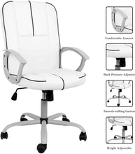 Load image into Gallery viewer, Executive Swivel Office Leather Computer Chair

