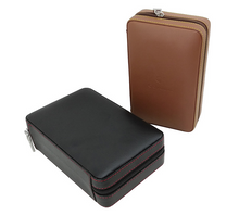 Load image into Gallery viewer, Travel Humidor - Best Portable Leather Travel Cigar Humidifier Gift Box

