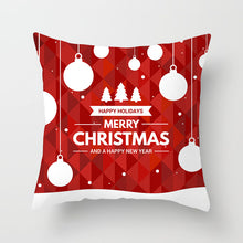 Load image into Gallery viewer, Festive Christmas Pillow Covers – Holiday Decorative Throw Pillow Cases
