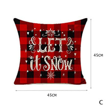 Load image into Gallery viewer, Festive Christmas Pillow Covers – Holiday Decorative Throw Pillow Cases for Home Décor
