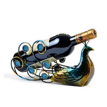 Load image into Gallery viewer, Peacock Wine Rack
