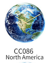 Load image into Gallery viewer, Luminous Earth Wall Clock
