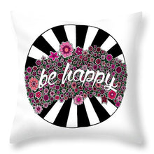Load image into Gallery viewer, Simple Black and White Peach Skin Pillowcase
