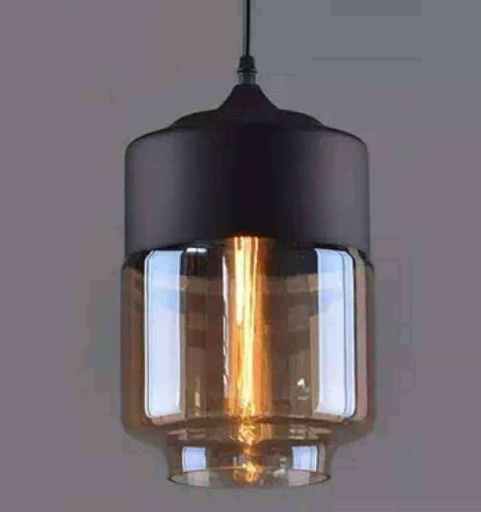 Industrial Glass Chandelier – Elegant and Modern Lighting Fixture for Home and Office