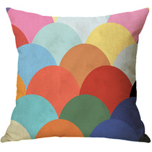 Load image into Gallery viewer, Classic geometric letter pillowcase
