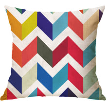 Load image into Gallery viewer, Classic geometric letter pillowcase
