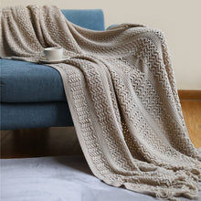 Load image into Gallery viewer, Nordic Knitted Homestay Sofa Blanket
