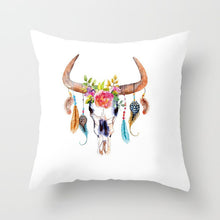 Load image into Gallery viewer, Peacock Feather Peach Skin Pillowcase
