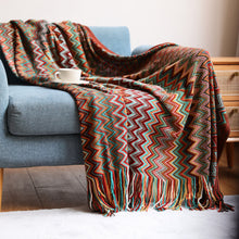 Load image into Gallery viewer, Bohemian Sofa Cross Border Knitted Blanket
