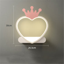 Load image into Gallery viewer, Simple And Modern Led Bedroom Crown Shelf Chandelier

