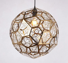 Load image into Gallery viewer, Modern Minimalist Stainless Steel Polyhedron Diamond Ball Chandelier
