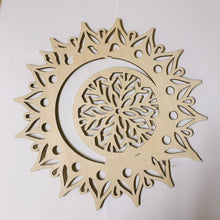 Load image into Gallery viewer, Oriental Wood Meditation Pendant
