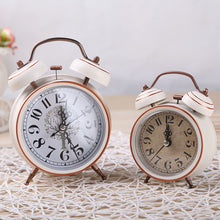 Load image into Gallery viewer, Retro Double Bell Alarm Clock
