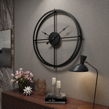 Load image into Gallery viewer, Simple Wrought Iron Wall Clock
