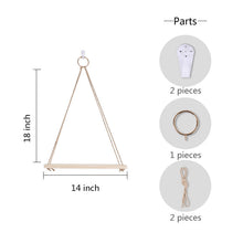 Load image into Gallery viewer, Nordic Inspired Hemp Rope Rack
