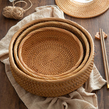 Load image into Gallery viewer, Handmade Woven Snack Bowl – Eco-Friendly and Stylish Serving Bowl for Any Occasion
