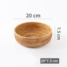 Load image into Gallery viewer, Handmade Woven Snack Bowl – Eco-Friendly and Stylish Serving Bowl for Any Occasion
