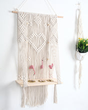 Load image into Gallery viewer, Bohemian Hand-Woven Tapestry Shelf
