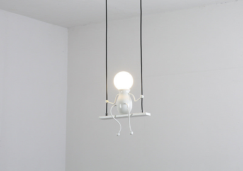 Children’s Nordic Modern Minimalist Wrought Iron Lamp – Stylish and Functional Lighting for Kids' Rooms