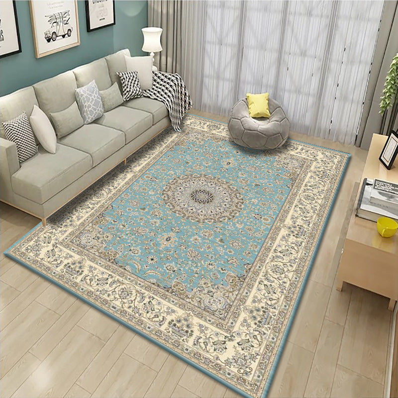 Bohemian Elegant Living Room Retro Carpet