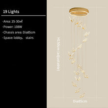 Load image into Gallery viewer, Loft Personality Revolving Duplex Butterfly Chandelier – Stunning Modern Lighting for Elegant Home Décor
