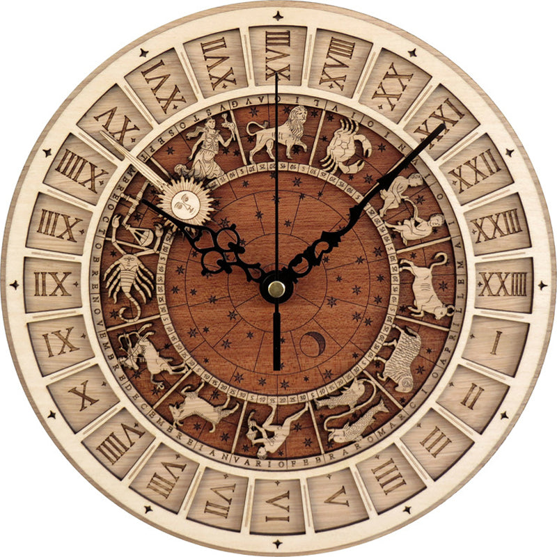 Twelve constellations Wall Clock