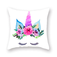 Load image into Gallery viewer, Unicorn Cushion Pillow Cover
