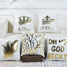 Load image into Gallery viewer, Golden Decor Pillow Covers
