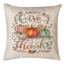 Load image into Gallery viewer, Thanksgiving Themed Pumpkin Pillow Cushion
