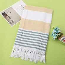 Load image into Gallery viewer, Cotton Striped Beach Towel
