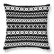 Load image into Gallery viewer, Simple Black and White Peach Skin Pillowcase
