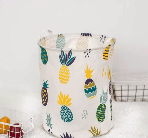 Pineapple Cactus Storage Bucket