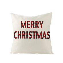 Load image into Gallery viewer, Festive Christmas Pillow Covers – Holiday Decorative Throw Pillow Cases for Home Décor
