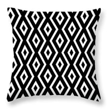 Load image into Gallery viewer, Simple Black and White Peach Skin Pillowcase
