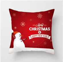 Load image into Gallery viewer, Festive Christmas Pillow Covers – Holiday Decorative Throw Pillow Cases
