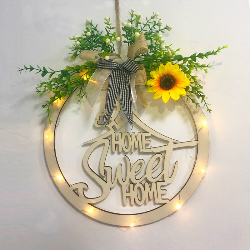 Home Decoration Door Hanging Welcome Wreath