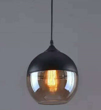 Load image into Gallery viewer, Industrial Glass Chandelier – Elegant and Modern Lighting Fixture for Home and Office
