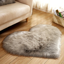 Load image into Gallery viewer, Plush Home Heart-Shaped Rug
