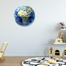 Load image into Gallery viewer, Luminous Earth Wall Clock
