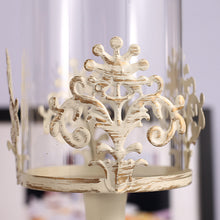 Load image into Gallery viewer, Carved Glass / Birdcage Candle Holder

