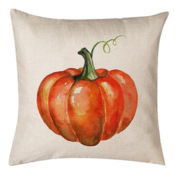 Thanksgiving Themed Pumpkin Pillow Cushion