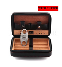 Load image into Gallery viewer, Travel Humidor - Best Portable Leather Travel Cigar Humidifier Gift Box
