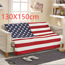 Load image into Gallery viewer, National Flag Lamb Cashmere Imitation Mink Blanket
