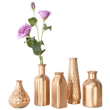 Load image into Gallery viewer, Golden Glass Vase

