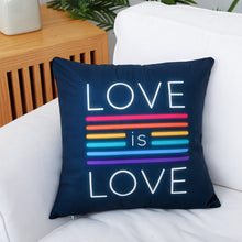 Load image into Gallery viewer, Rainbow Love Pillow Cover
