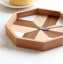 Load image into Gallery viewer, Octagon Wooden Tray – Elegant and Versatile Serving and Decorative Tray for Home and Kitchen
