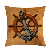 Load image into Gallery viewer, Anchor Themed Pillow Cover
